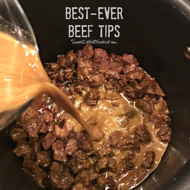 Best-Ever Beef Tips & Gravy