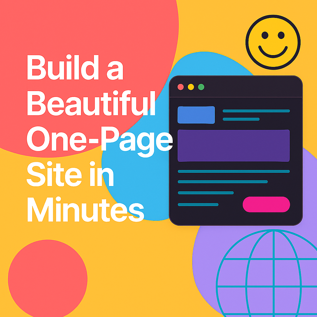 Easy One‑Page Sites That Look Great Anywhere
