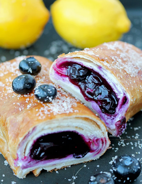 Blueberry Cheesecake Chimichangas