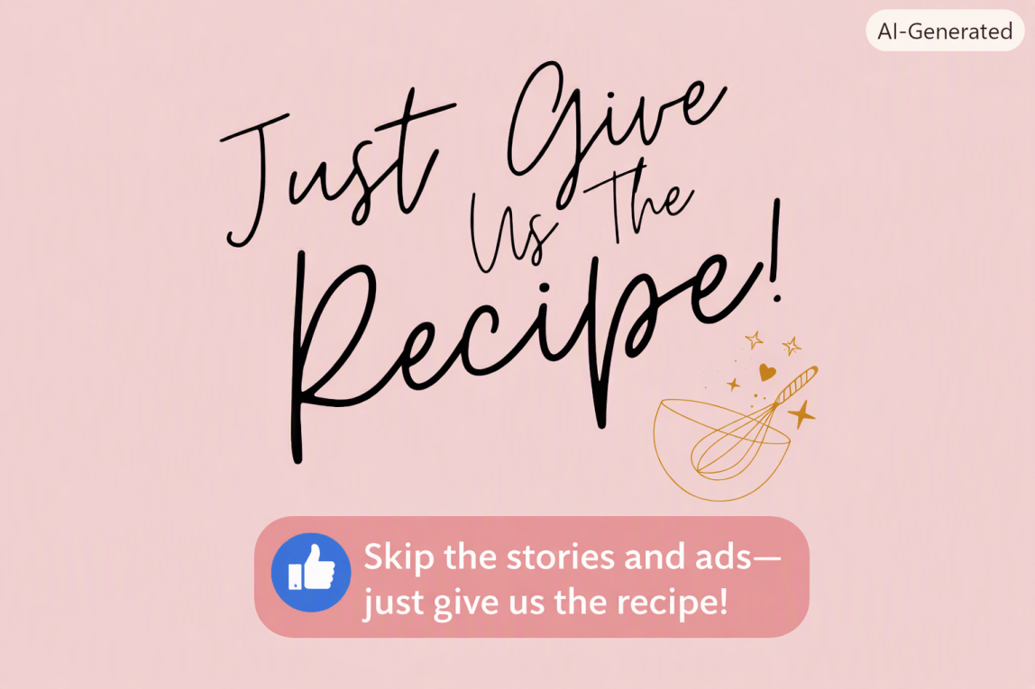 Just the Recipe, Please