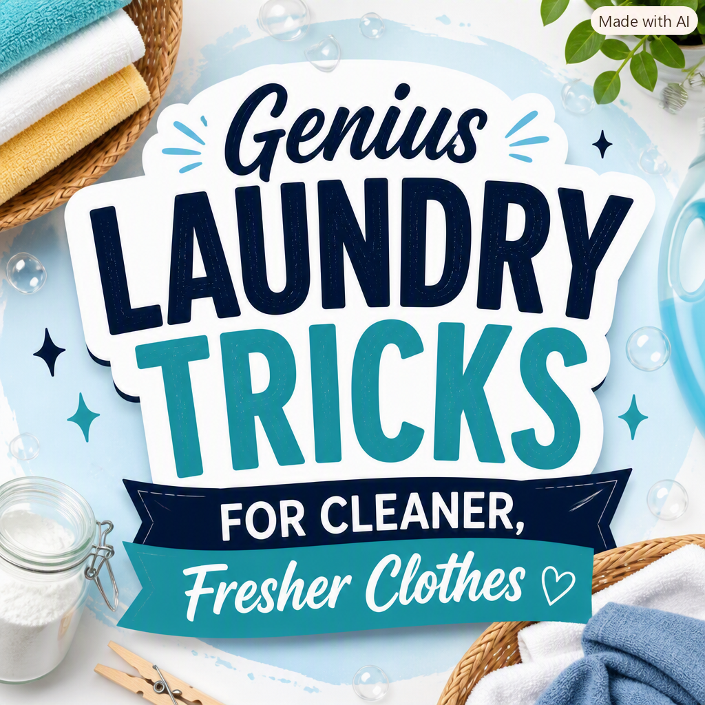 Genius Laundry Tricks for Cleaner, Fresher Clothes