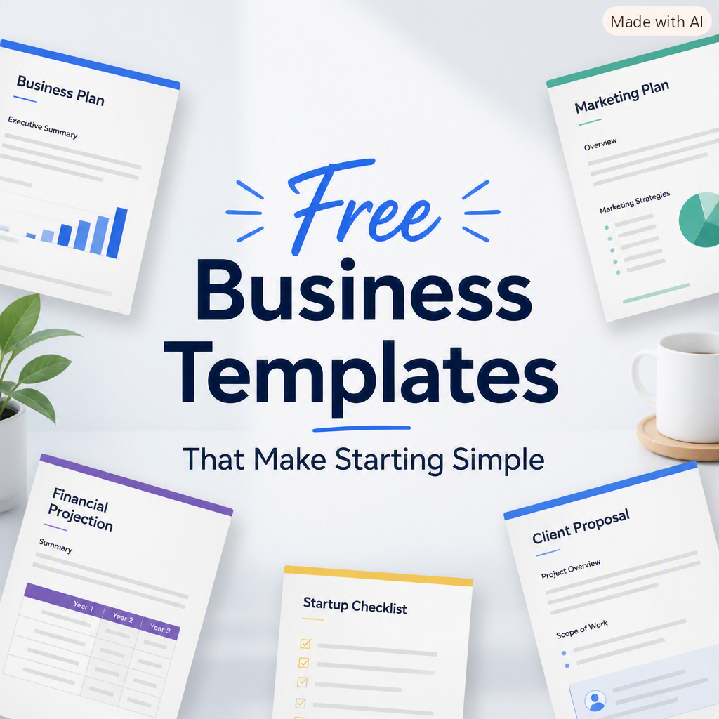 Free Business Templates That Make Starting Simple